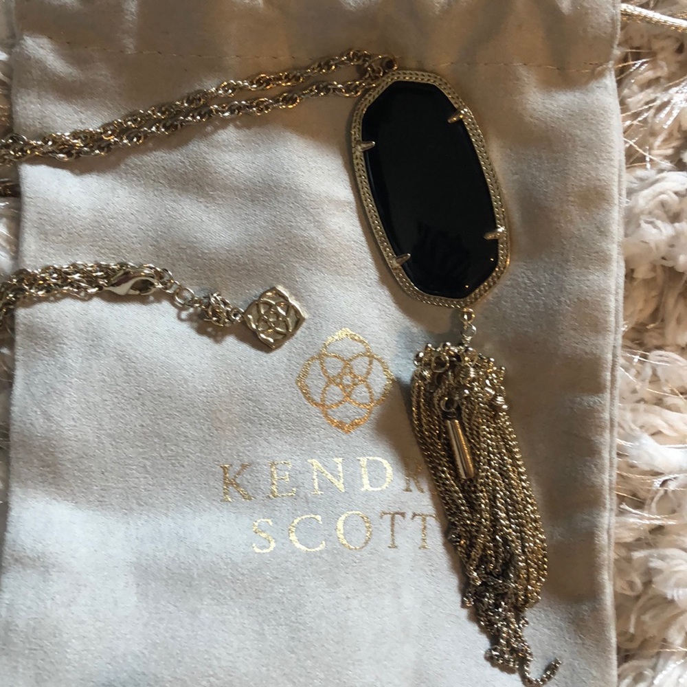 Kendra Scott Rayne Black Necklace